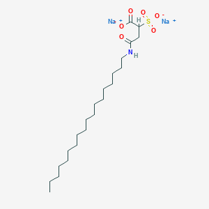 molecular formula C22H41NNa2O6S B081850 Disodium 4-(octadecylamino)-4-oxo-2-sulphonatobutyrate CAS No. 14481-60-8