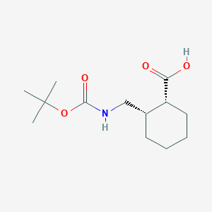 molecular formula C13H23NO4 B8186224 cis-2-(Boc-aminomethyl)-cyclohexanecarboxylic acid 