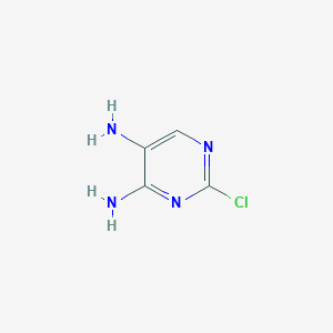 molecular formula C4H5ClN4 B081863 2-Chloropyrimidine-4,5-diamine CAS No. 14631-08-4
