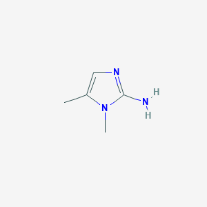 molecular formula C5H9N3 B081864 1,5-Dimethyl-1H-imidazol-2-amine CAS No. 13805-19-1