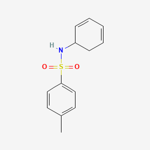 molecular formula C13H15NO2S B8186693 N-(Cyclohexa-2,4-dien-1-yl)-4-methylbenzenesulfonamide 
