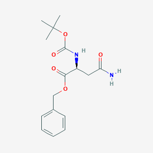 molecular formula C16H22N2O5 B081875 Boc-asn-obzl CAS No. 13512-57-7