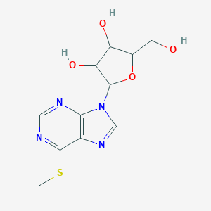 molecular formula C11H14N4O4S B081876 6-Methylthioinosine CAS No. 13153-62-3