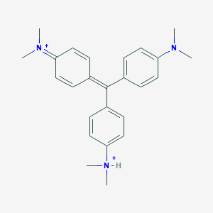 molecular formula C25H31N3+2 B081881 Bis[P-(dimethylamino)phenyl][P-(dimethylammonio)phenyl]methylium CAS No. 14426-25-6