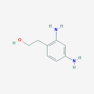 molecular formula C8H12N2O B081884 4-(2-Hydroxyethyl)-m-phenylenediamine CAS No. 14572-93-1
