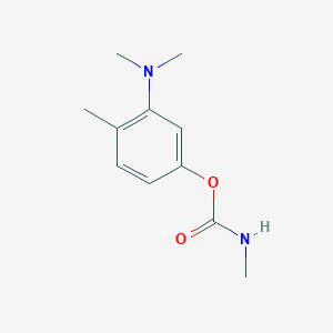 molecular formula C11H16N2O2 B081887 N-Methylcarbamic acid 3-(dimethylamino)-4-methylphenyl ester CAS No. 14144-91-3