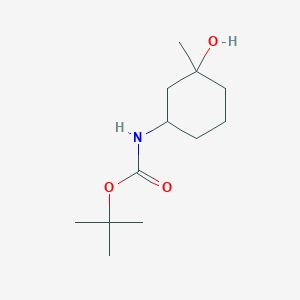 molecular formula C12H23NO3 B8188964 Tert-butyl 3-hydroxy-3-methylcyclohexylcarbamate 