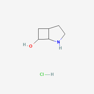 molecular formula C6H12ClNO B8189069 2-Azabicyclo[3.2.0]heptan-7-ol hydrochloride 