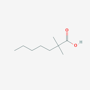 molecular formula C9H18O2 B081895 2,2-二甲基庚酸 CAS No. 14250-73-8