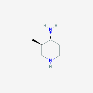molecular formula C6H14N2 B8189785 trans-3-Methyl-piperidin-4-ylamine 