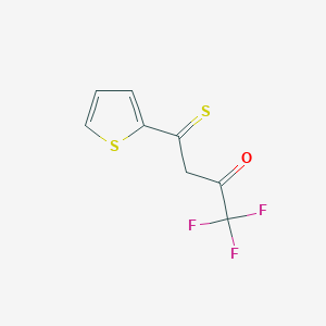 molecular formula C8H5F3OS2 B081901 Thiothenoyltrifluoroacetone CAS No. 13801-41-7