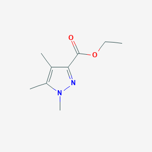 molecular formula C9H14N2O2 B8190500 Ethyl 1,4,5-trimethyl-1H-pyrazole-3-carboxylate CAS No. 89202-91-5