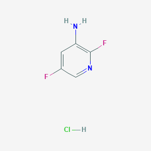 molecular formula C5H5ClF2N2 B8190770 2,5-Difluoropyridin-3-amine hydrochloride 