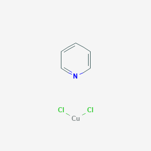 molecular formula C5H5Cl2CuN B081910 Copper, dichloro(pyridine)- CAS No. 14709-71-8