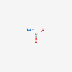 molecular formula NaAlO2<br>AlNaO2 B081911 铝酸钠 CAS No. 11138-49-1