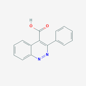 molecular formula C15H10N2O2 B081916 3-苯基肉桂啉-4-羧酸 CAS No. 10604-21-4
