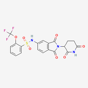 molecular formula C20H14F3N3O7S B8191667 SJ6986 