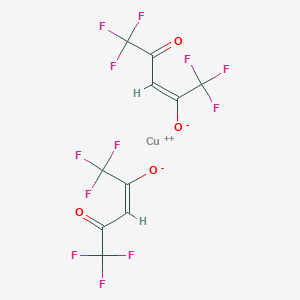 molecular formula C10H2CuF12O4 B8191675 Bis((1,1,1,5,5,5-hexafluoro-4-oxopent-2-en-2-yl)oxy)copper 
