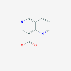 molecular formula C10H8N2O2 B8192409 Methyl 1,6-naphthyridine-8-carboxylate 