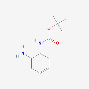 molecular formula C11H20N2O2 B8192519 tert-Butyl (6-aminocyclohex-3-en-1-yl)carbamate 