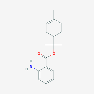 molecular formula C17H23NO2 B081926 alpha-Terpinyl anthranilate CAS No. 14481-52-8