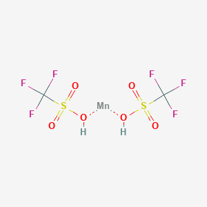 molecular formula C2H2F6MnO6S2 B8192604 Manganese bis(trifluoromethanesulfonate) 