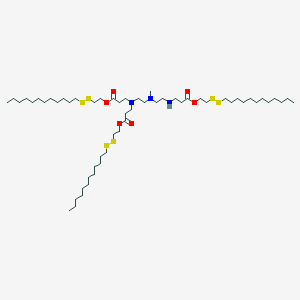molecular formula C56H111N3O6S6 B8192606 Bamea-O16B 