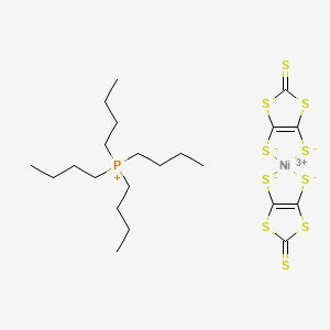 molecular formula C22H36NiPS10 B8192859 Tetrabutylphosphonium Bis(1,3-dithiole-2-thione-4,5-dithiolato)nickel(III) Complex 