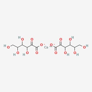 molecular formula C12H18CaO14 B8192875 calcium;3,4,5,6-tetrahydroxy-2-oxohexanoate 