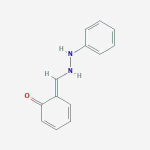 molecular formula C13H12N2O B8192991 (6E)-6-[(2-phenylhydrazinyl)methylidene]cyclohexa-2,4-dien-1-one 