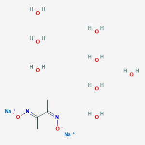 molecular formula C4H22N2Na2O10 B8193020 disodium;2-N,3-N-dioxidobutane-2,3-diimine;octahydrate 