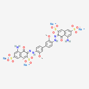molecular formula C34H24N6Na4O16S4 B8193049 C.I. Direct Blue 15 