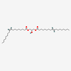 molecular formula C39H72O5 B8193055 9-Octadecenoic acid (9Z)-, 1,1'-(2-hydroxy-1,3-propanediyl) ester 
