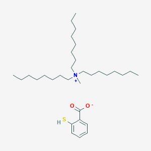 molecular formula C32H59NO2S B8193068 methyl(trioctyl)azanium;2-sulfanylbenzoate 