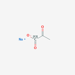 molecular formula C3H3NaO3 B8193153 sodium;2-oxo(113C)propanoate 