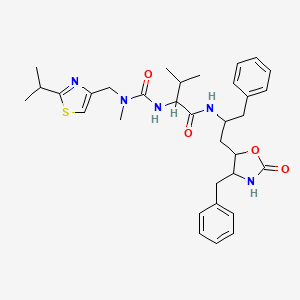 molecular formula C33H43N5O4S B8193160 Desthiazolylmethyl Ritonavir 