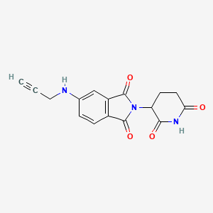 2-(2,6-Dioxopiperidin-3-yl)-5-(prop-2-yn-1-ylamino)isoindoline-1,3-dione