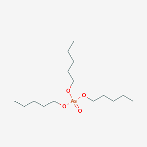 molecular formula C15H33AsO4 B081934 Tripentyl arsenate CAS No. 15063-75-9