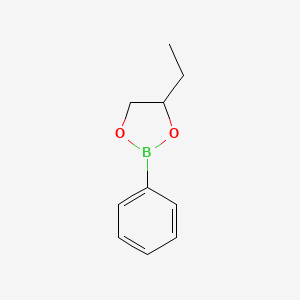 molecular formula C10H13BO2 B8193704 4-Ethyl-2-phenyl-1,3,2-dioxaborolane 