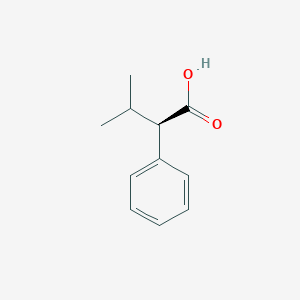 molecular formula C11H14O2 B081942 (R)-3-Methyl-2-phenylbutanoic acid CAS No. 13491-13-9