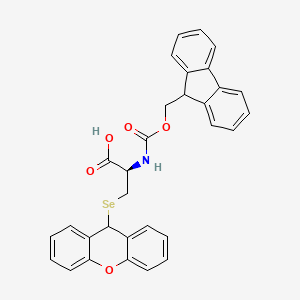 molecular formula C31H25NO5Se B8194569 Fmoc-Sec(Xan) 