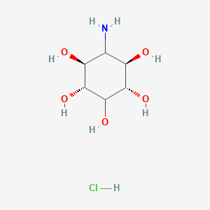 molecular formula C6H14ClNO5 B8194642 scyllo-Inosamine hydrochloride 