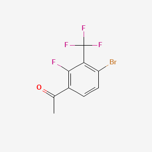 molecular formula C9H5BrF4O B8194685 MFCD34181532 