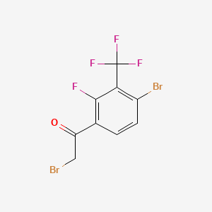 molecular formula C9H4Br2F4O B8194714 MFCD34181535 