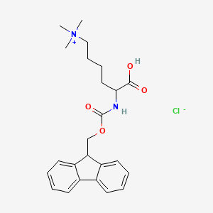 molecular formula C24H31ClN2O4 B8195005 Fmoc-L-Lys(Me3)-OH*Cl 