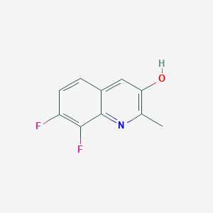 molecular formula C10H7F2NO B8195311 7,8-Difluoro-2-methylquinolin-3-ol 
