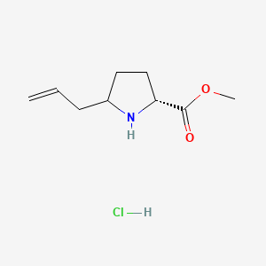 (2S)-methyl 5-allylpyrrolidine-2-carboxylate hydrochloride
