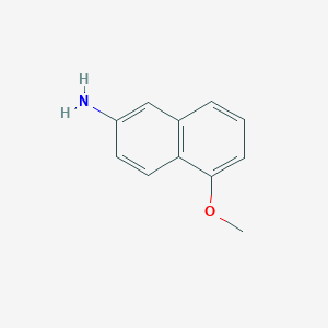 molecular formula C11H11NO B081954 5-Methoxynaphthalen-2-amine CAS No. 13772-94-6