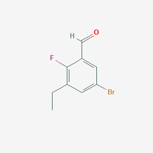 5-Bromo-3-ethyl-2-fluorobenzaldehyde