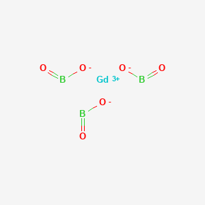 molecular formula B3GdO6 B081956 Triboron gadolinium(3+) hexaoxide CAS No. 13703-96-3